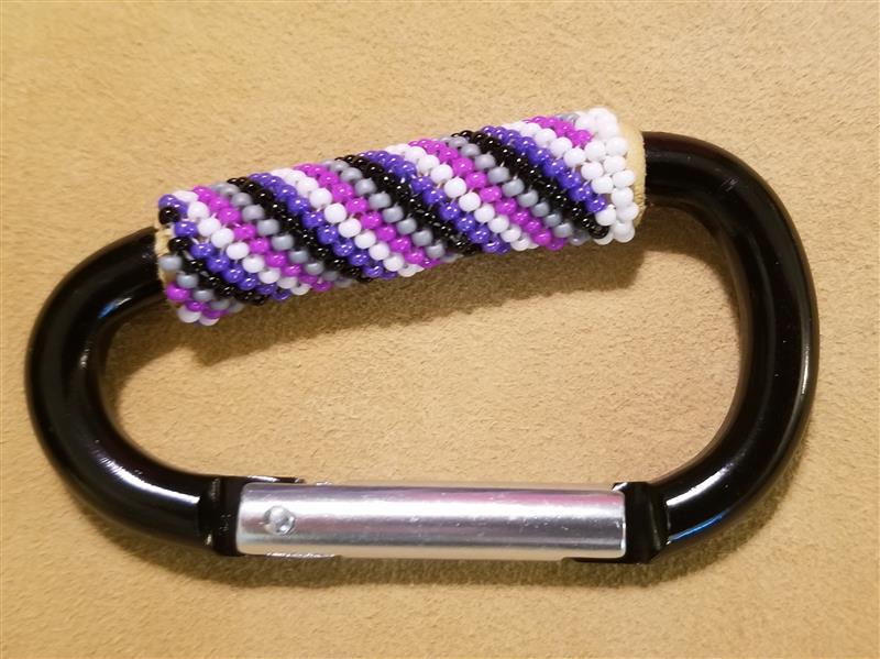 Beaded Carabiner